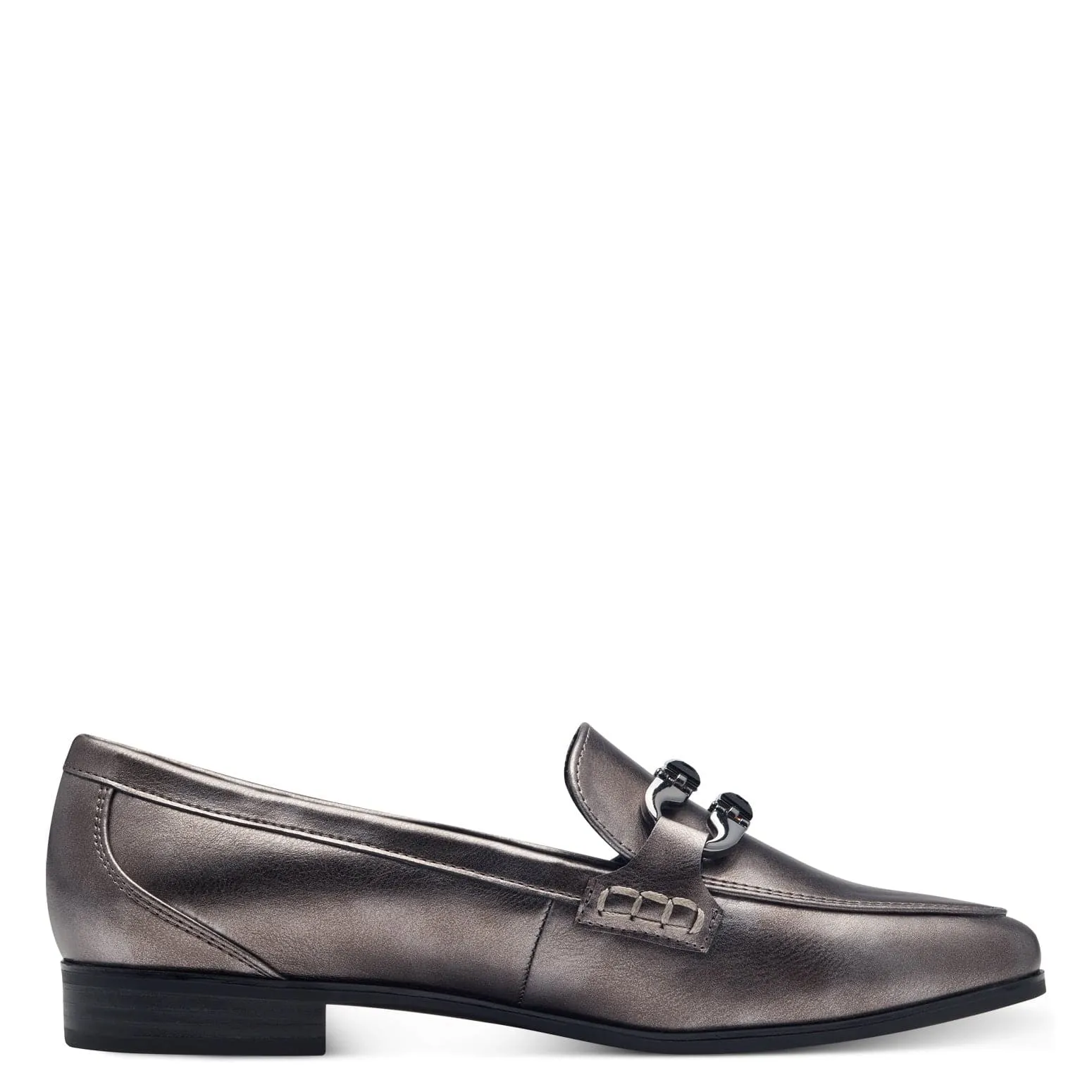 Marco Tozzi Womens Silver Loafer  2-24237-43