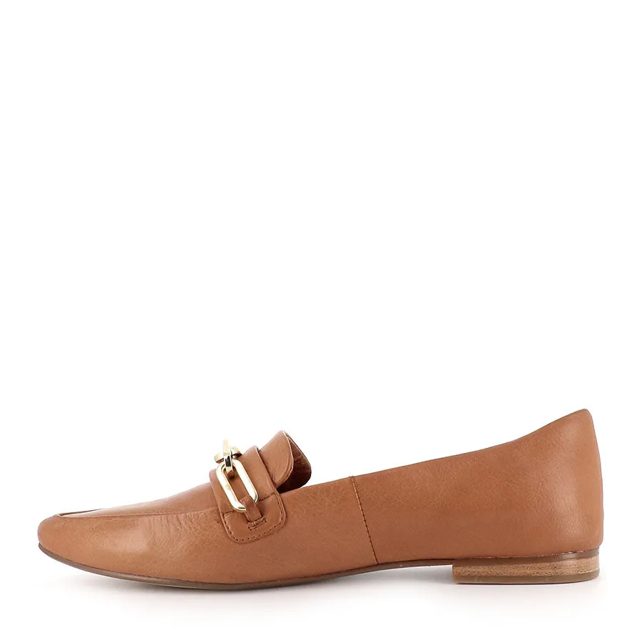 SHIRA - DARK TAN LEATHER